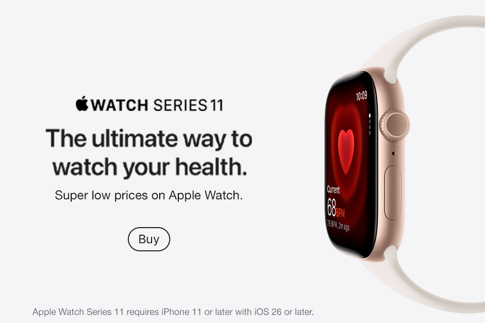 Super low prices on Apple Watch Series 11