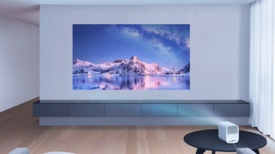 Picture of a portable projector.