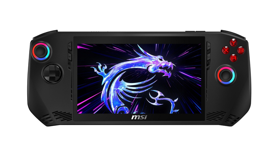 Picture of handheld gaming console.