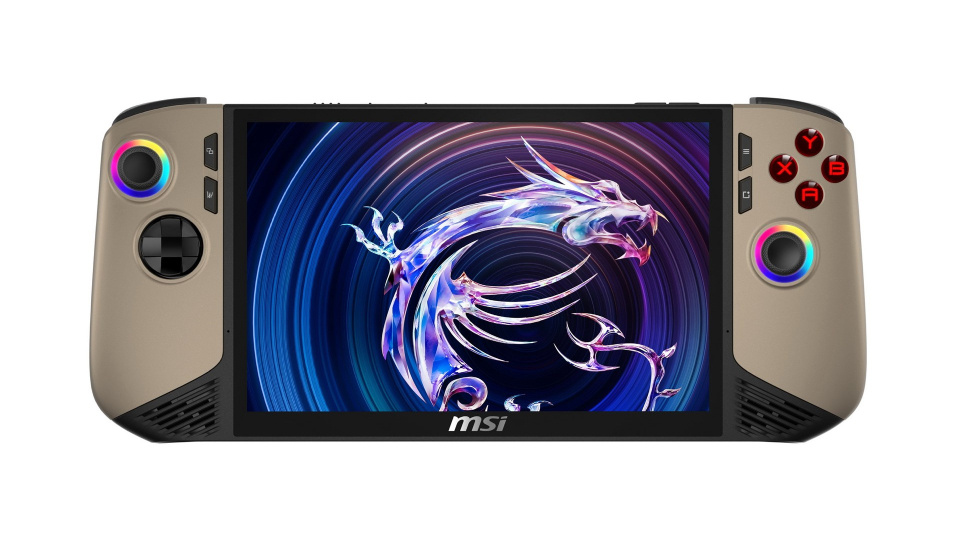 Picture of handheld gaming console.