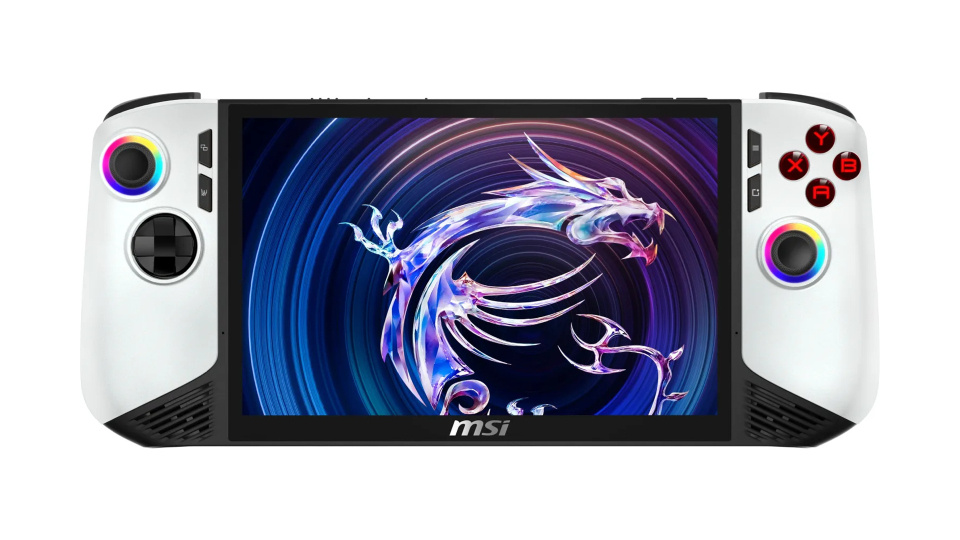 Picture of handheld gaming console.