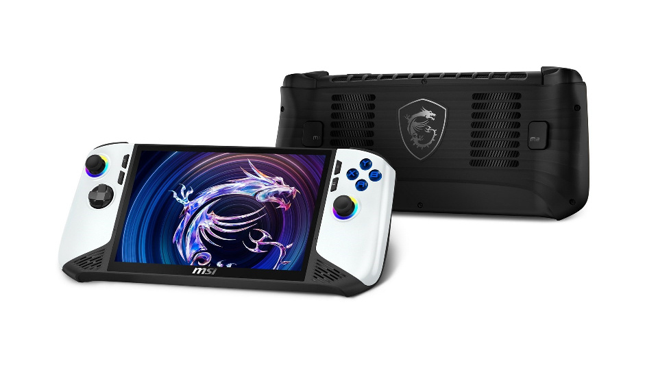 Picture of handheld gaming console.