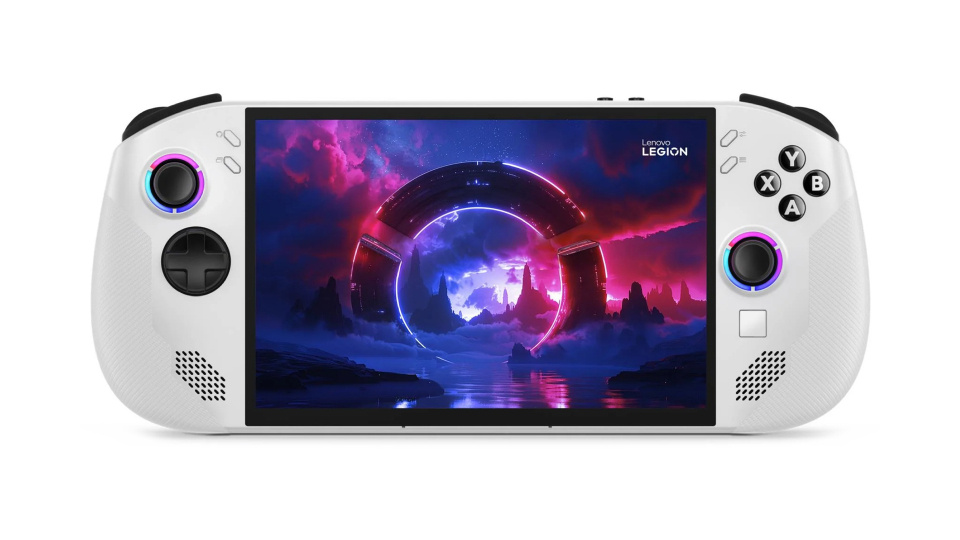 Picture of handheld gaming console.