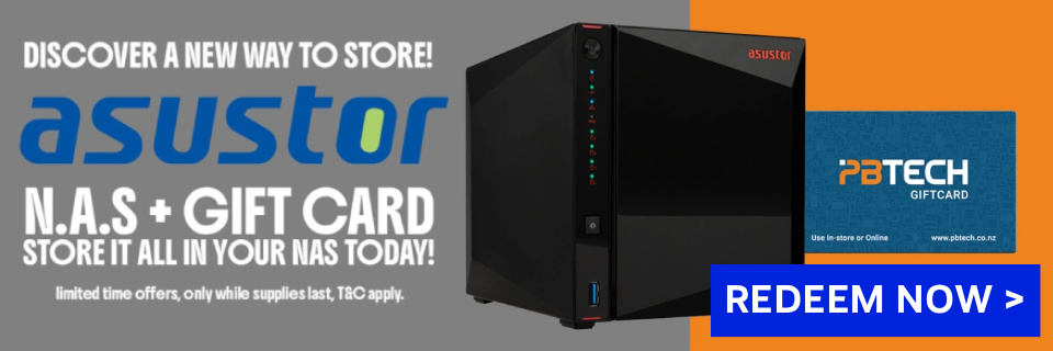 Picture of ASUSTOR NAS Gift Card BONUS Redemption at PB Tech