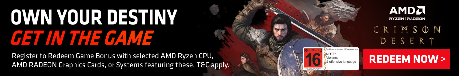 Picture of AMD Rewards Crimson Desert Game BONUS