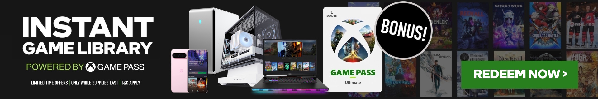 Picture of the GAME PASS ULTIMATE BONUS at PB Tech!