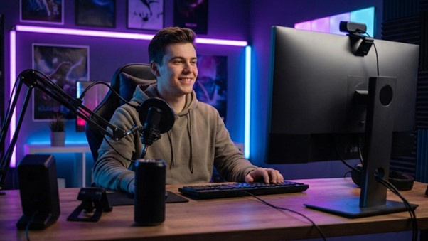 A dedicated microphone and a well-positioned webcam are the two upgrades that will make the biggest difference to your stream. Get both right and you're most of the way there.