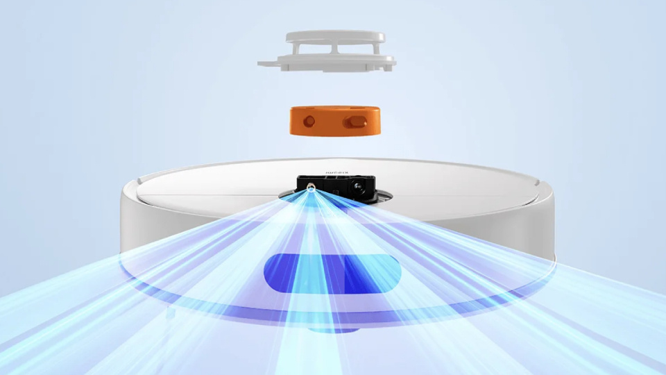 Picture of a Xiaomi robot vacuum.