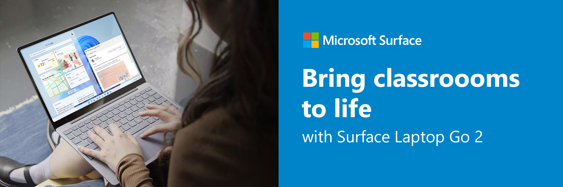 Empower educators and inspire learners with the Surface Laptop Go 2