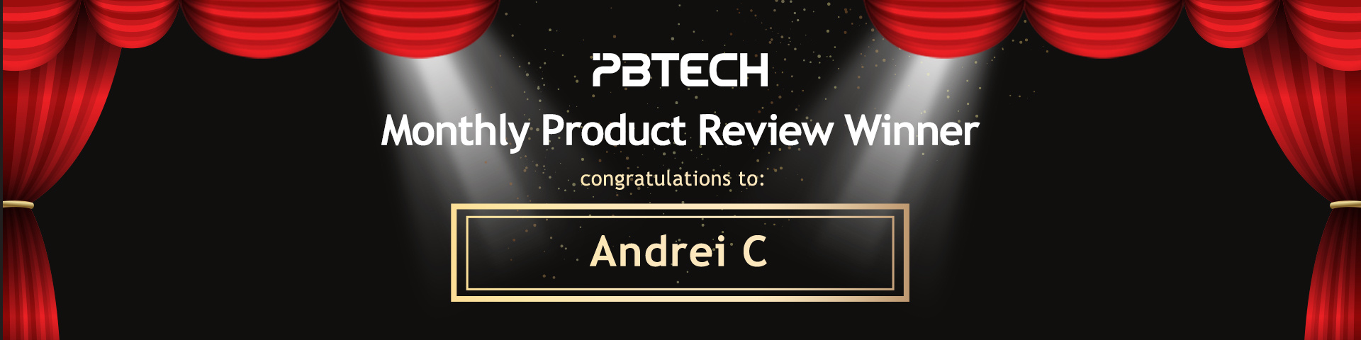 Product Review Winner - April 2024