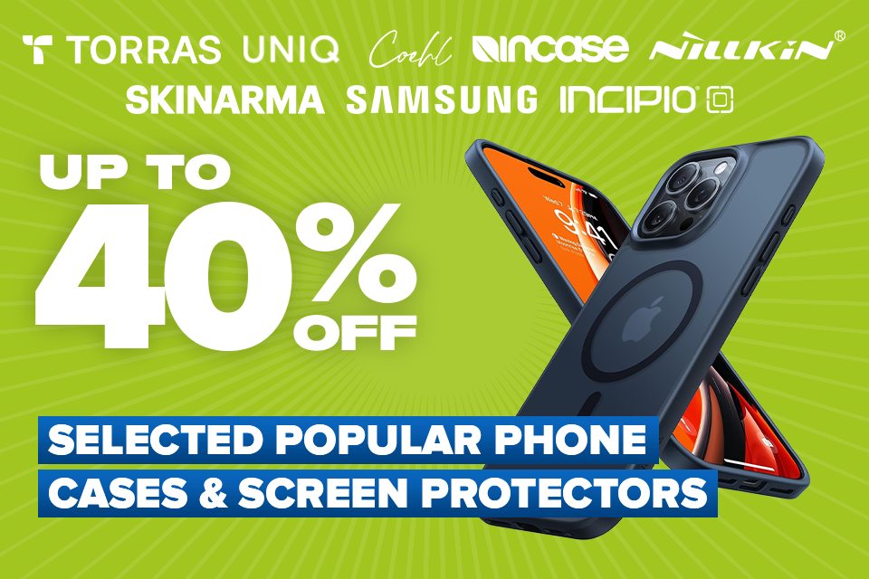 Up to 40% off popular Phone Cases & Screen Protectors