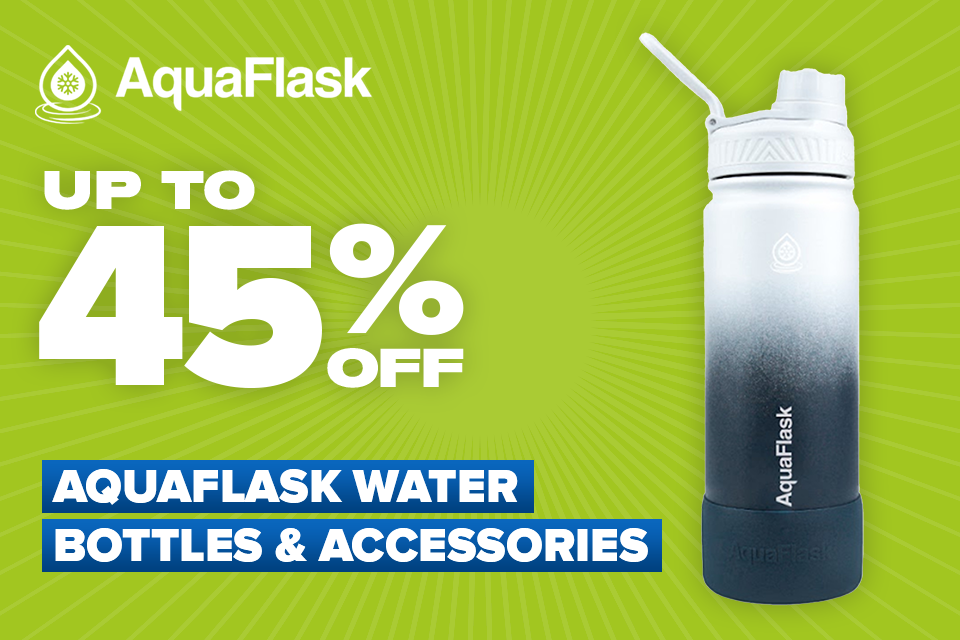 Up to 45% off AquaFlask Water Bottles & Accessories