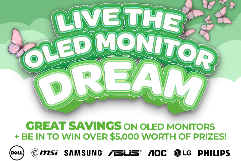 Save on OLED Monitors + be in to win!