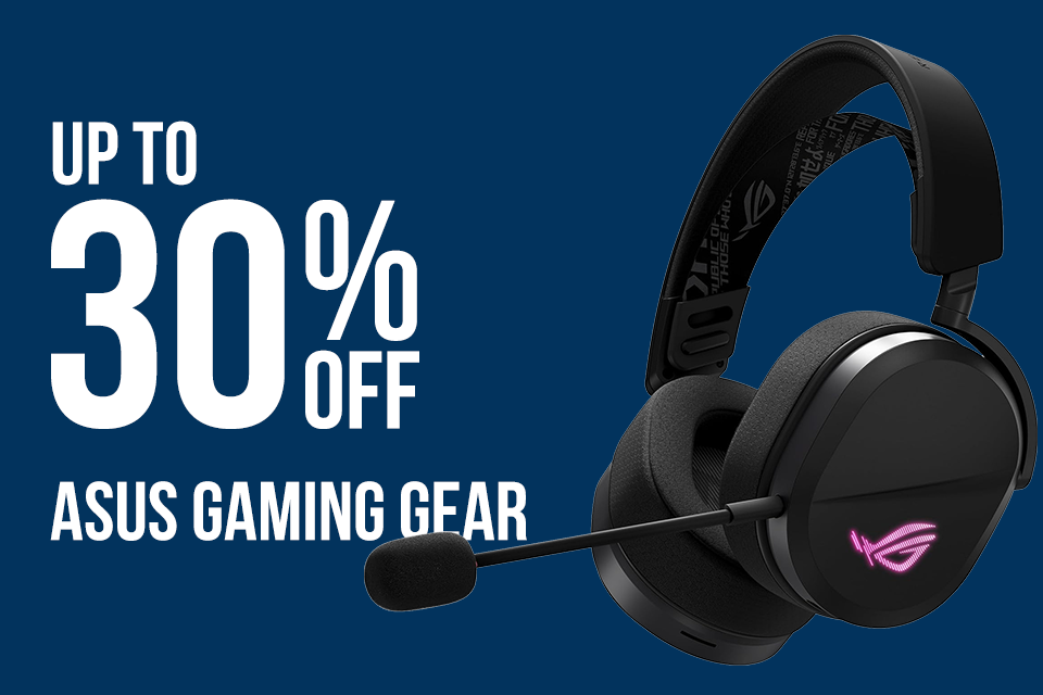 Up to 30% off ASUS Gaming Gear