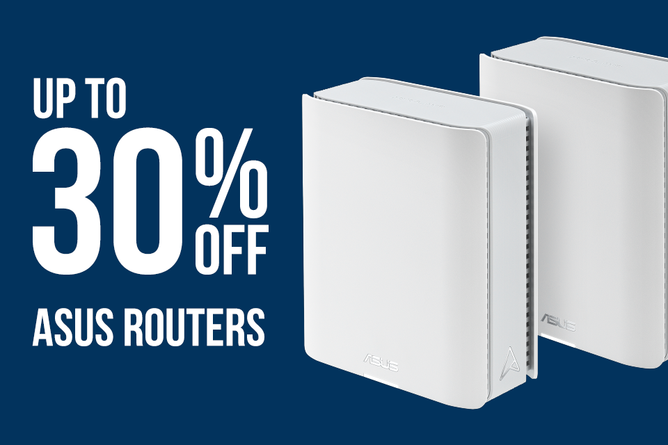 Up to 30% off ASUS Routers