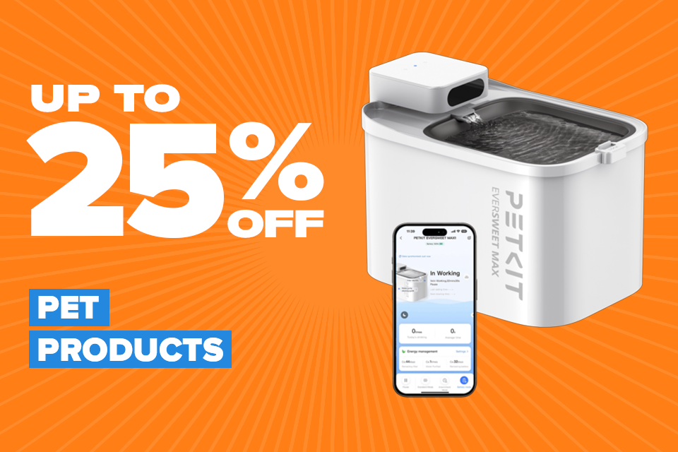 Up to 25% off Pet Products