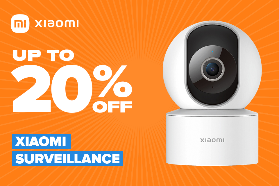 Up to 20% off Xiaomi Surveillance
