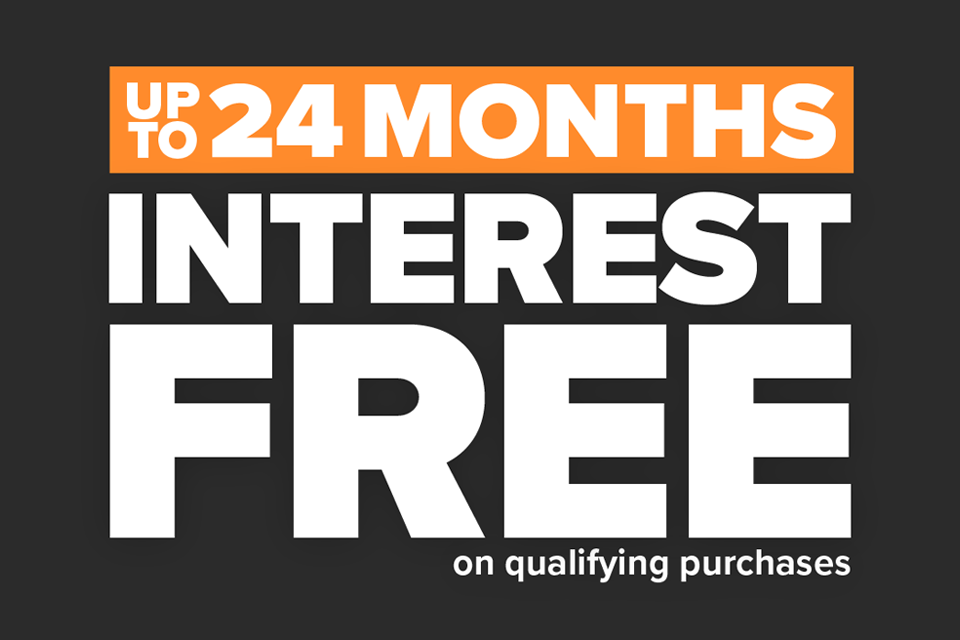 24 Months Interest Free at PB