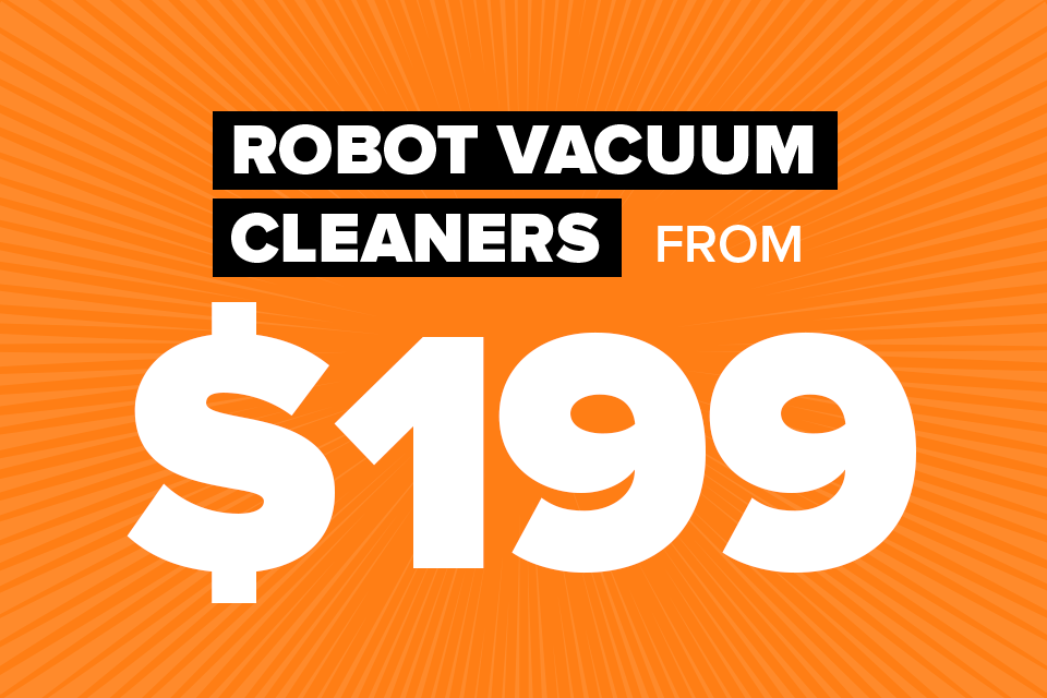 Robot Vacuum Cleaners from $199