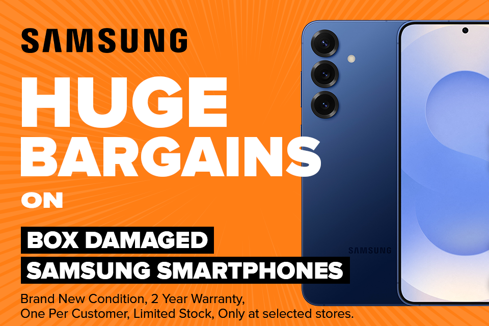 Huge Bargains on Box Damaged Samsung Smartphones
