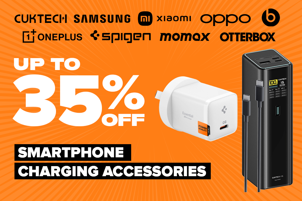 Up to 35% off Smartphone Charging Accessories