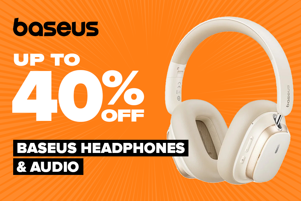 Up to 40% off Baseus Headphones & Audio