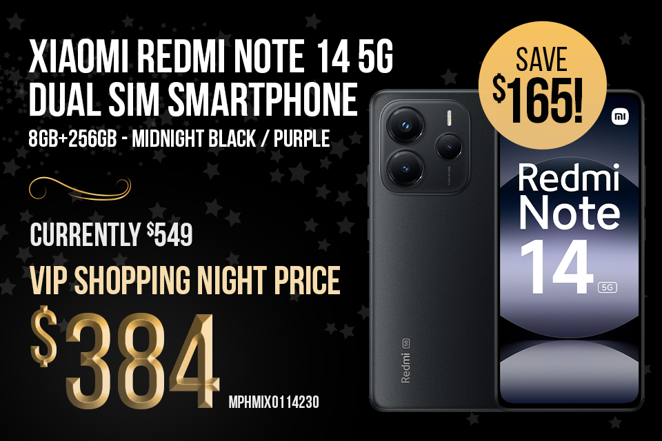Save $165 on this Xiaomi Redmi Note 14 Smartphone!