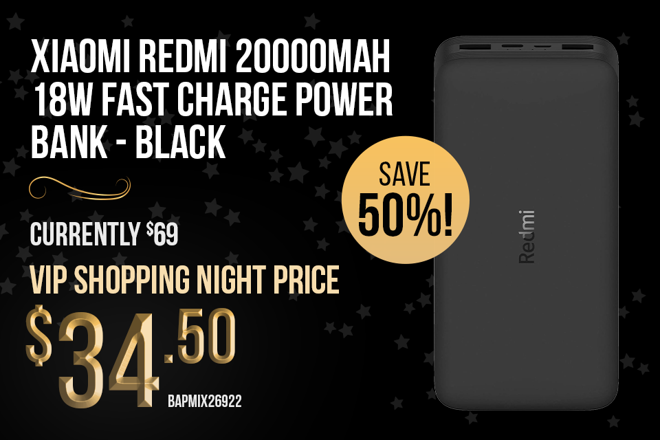Save 50% on this Xiaomi Redmi 2000mAh Power Bank!
