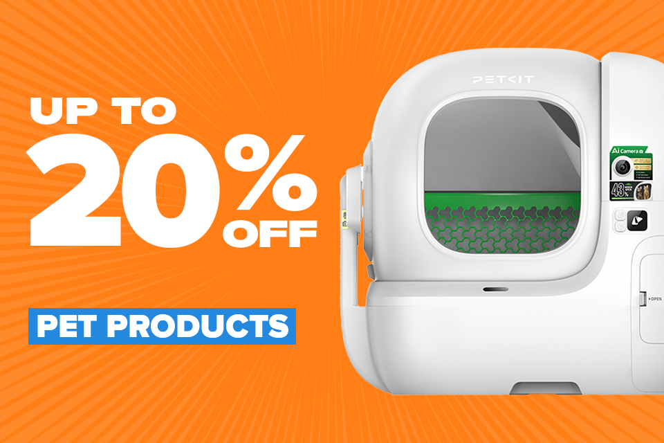 Up to 20% off Prices on Pet Products