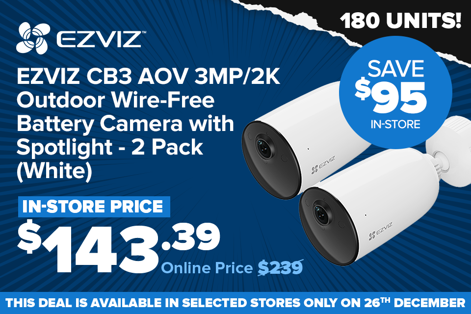 ONLY AVAILABLE AT SELECTED STORES ON 26TH DECEMBER