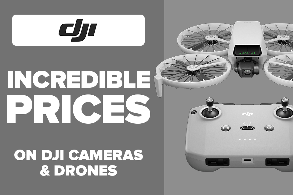 Incredible Prices on DJI Cameras & Drones