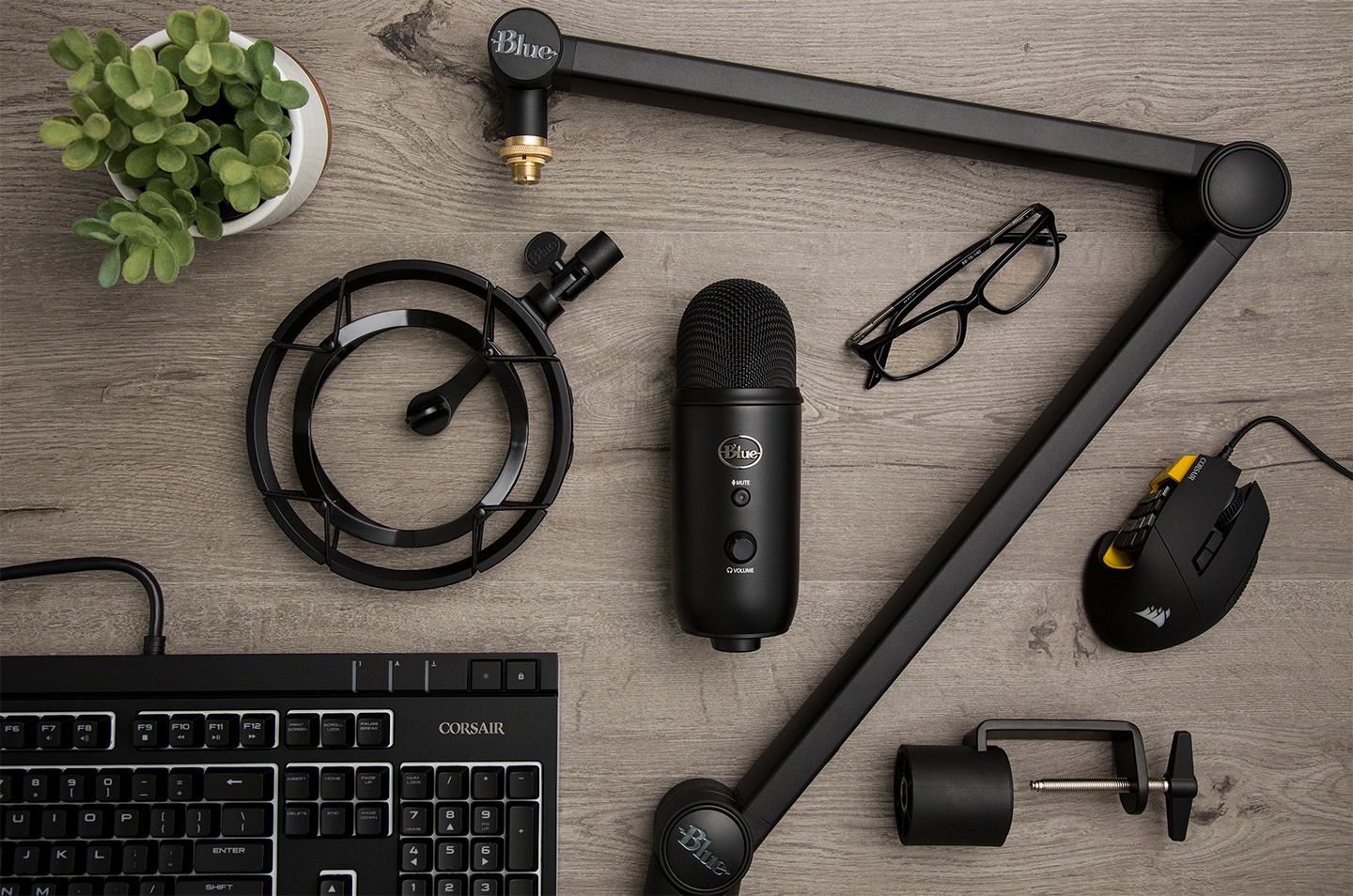 blue compass premium broadcast arm