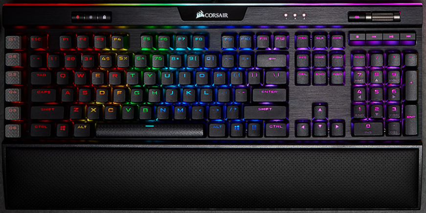 Buy The Corsair K95 Rgb Platinum Xt Mechanical Gaming Keyboard Cherry Mx Ch Na Online Pbtech Com