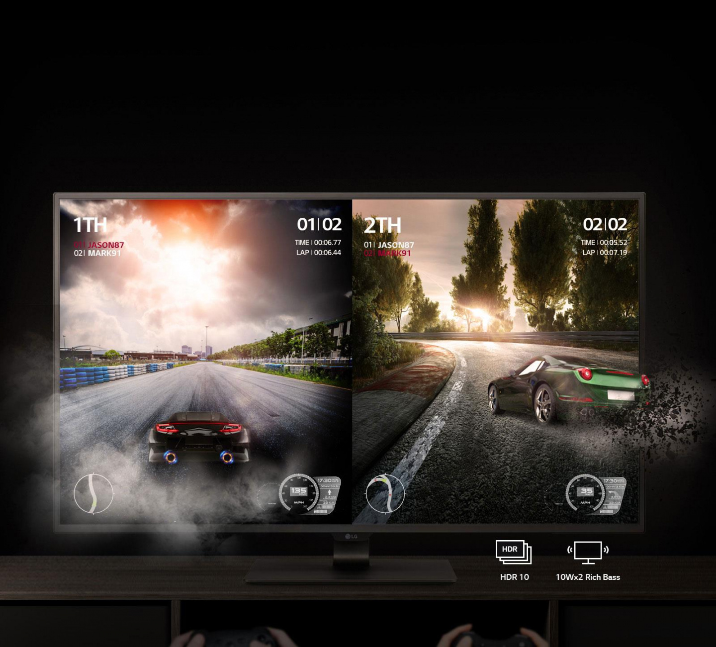 LG 43UN700B 43" 4K UHD MultiTasking Monitor