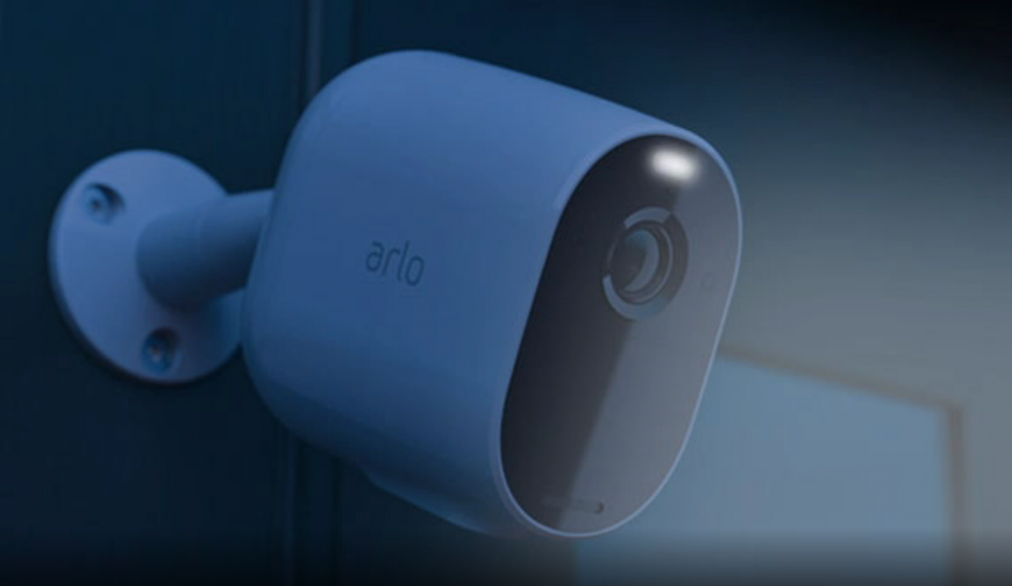 Buy the Arlo Essential WireFree Spotlight Camera 4 Pack (Arlo Secure