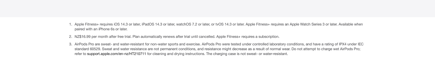 Apple Fitness Terms & Conditions