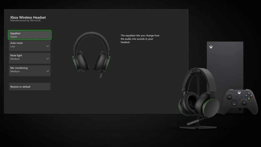 Buy the Microsoft Xbox Wireless Gaming Headset Supports spatial sound