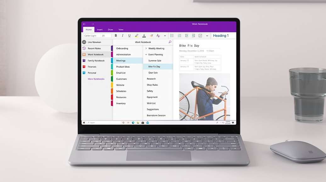 Work smarter with OneNote