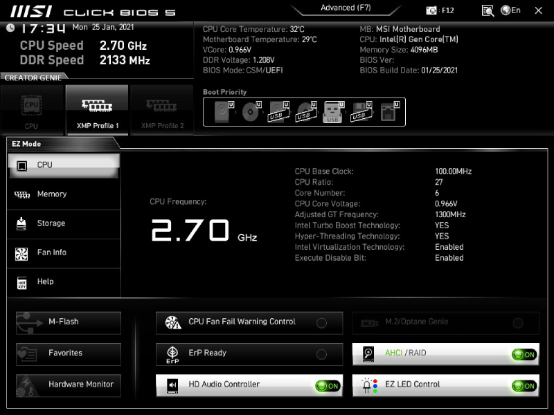 Buy the MSI Z590 PRO WIFI ATX Motherboard For Intel 10th/11th Gen