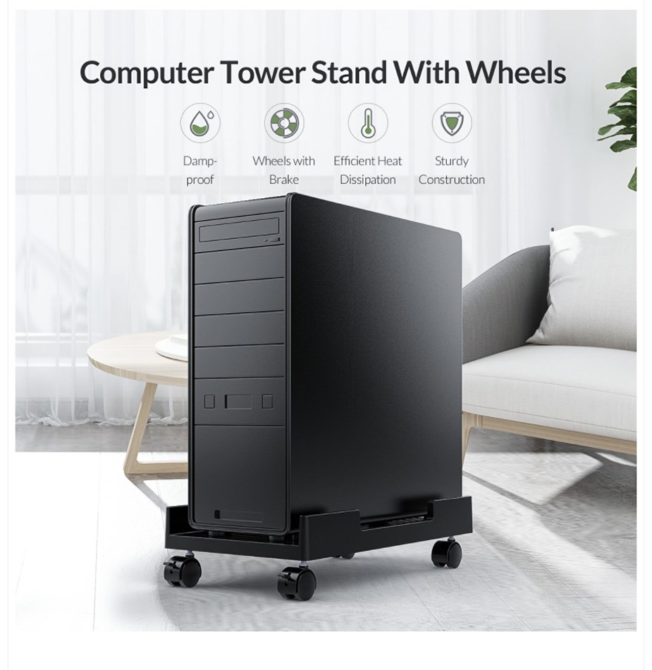 Buy the Orico PC Case Rolling Stand ( CPB3BK ) online