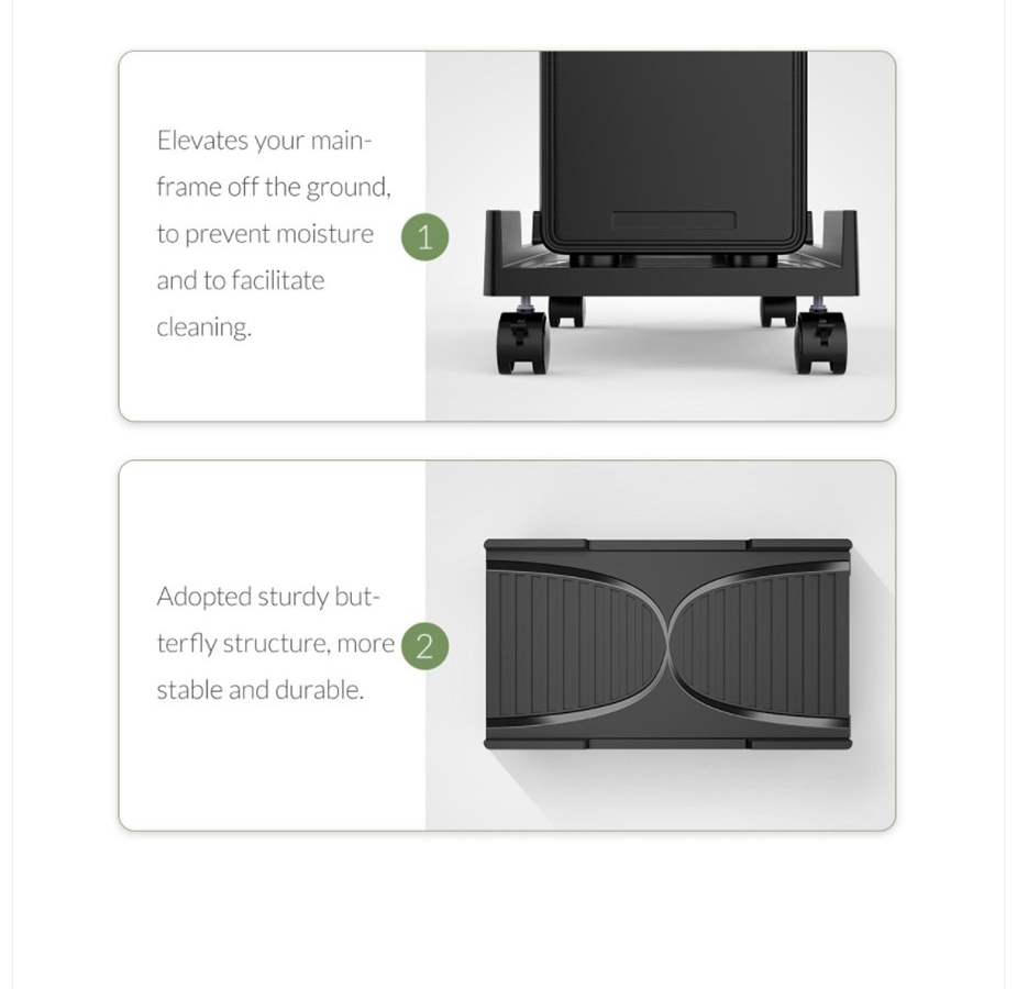 Buy the Orico PC Case Rolling Stand ( CPB3BK ) online