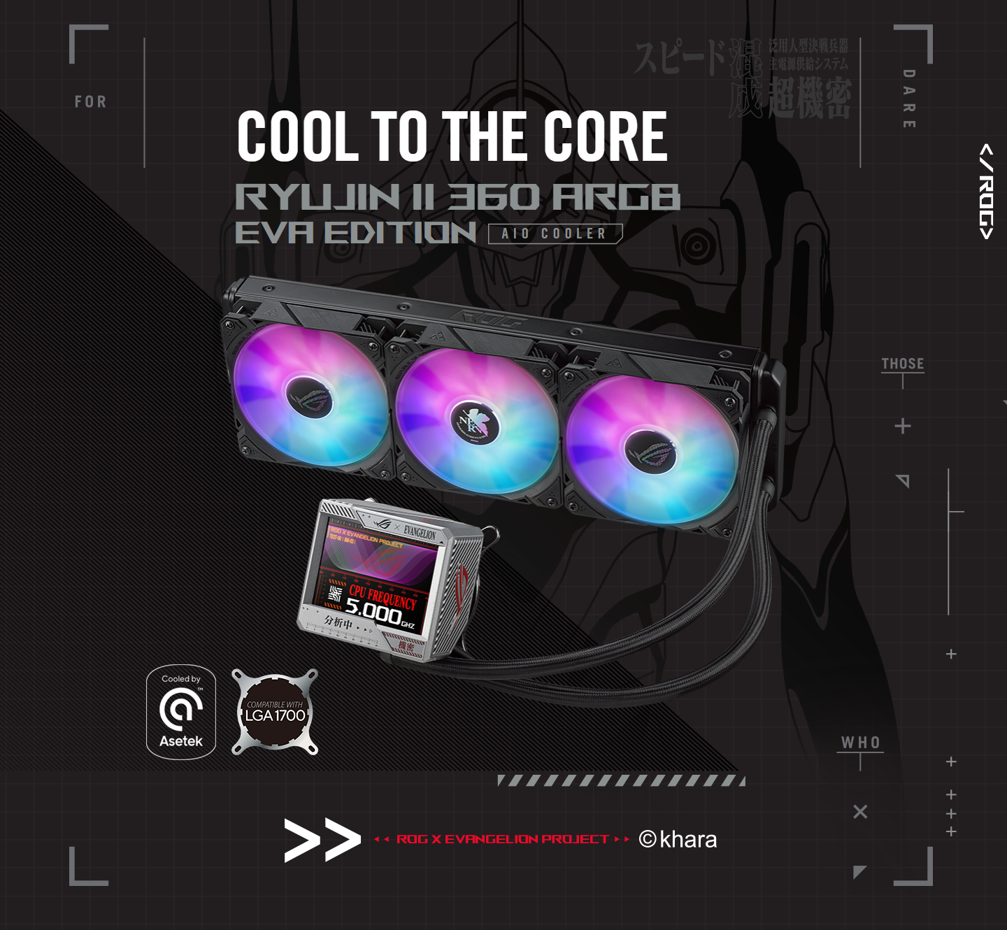 Buy the ASUS ROG RYUJIN II 360 ARGB EVA EDITION All in one Liquid