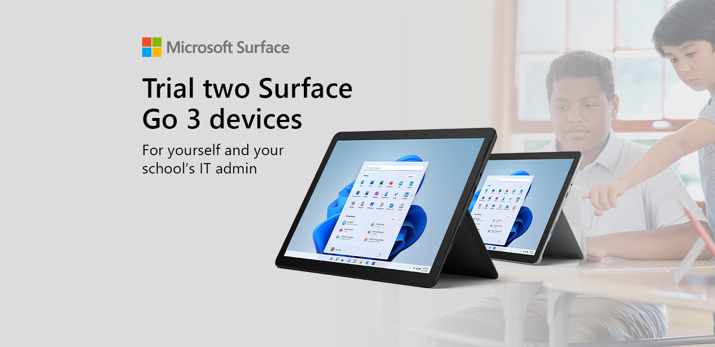 Trial two Surface Go 3 devices