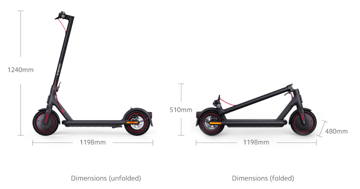 Buy the Xiaomi Electric Scooter 4 PRO Black Max Speed 25km/h Max