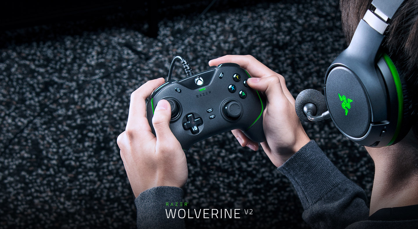 Buy the Razer Wolverine v2 Wired Gaming Controller For XBOX XS and PC
