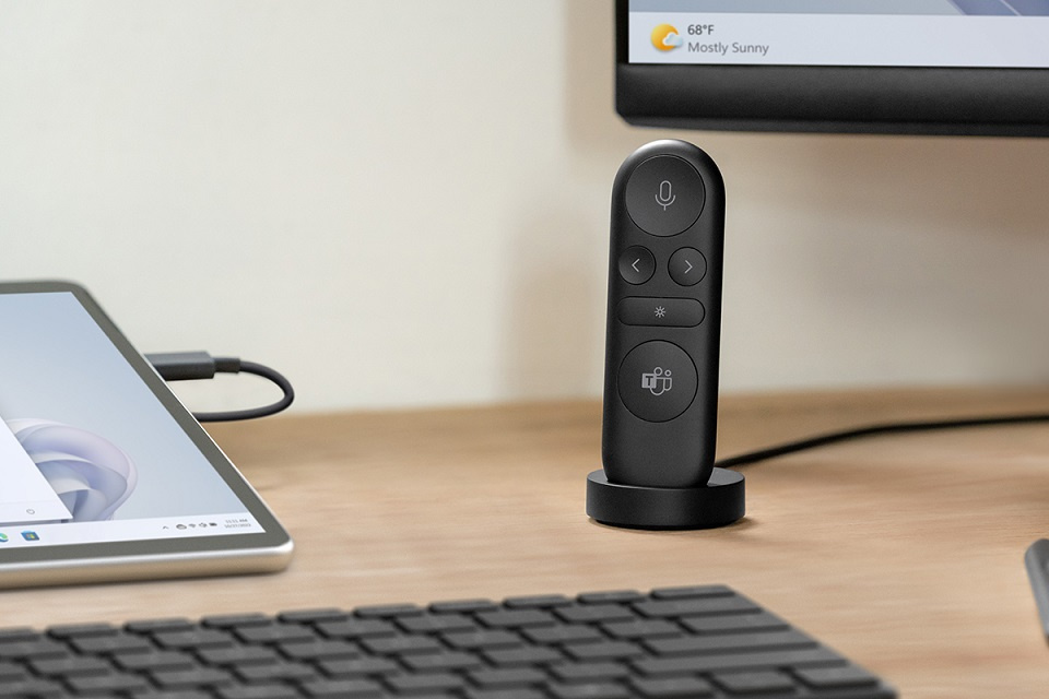 Buy the Microsoft Presenter+ Meeting Remote Wireless Matte Black