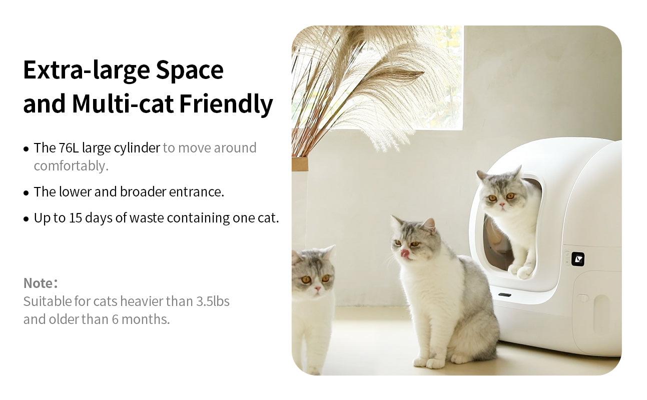 Buy the Petkit Pura Max SelfCleaning Cat Litter Box with Large
