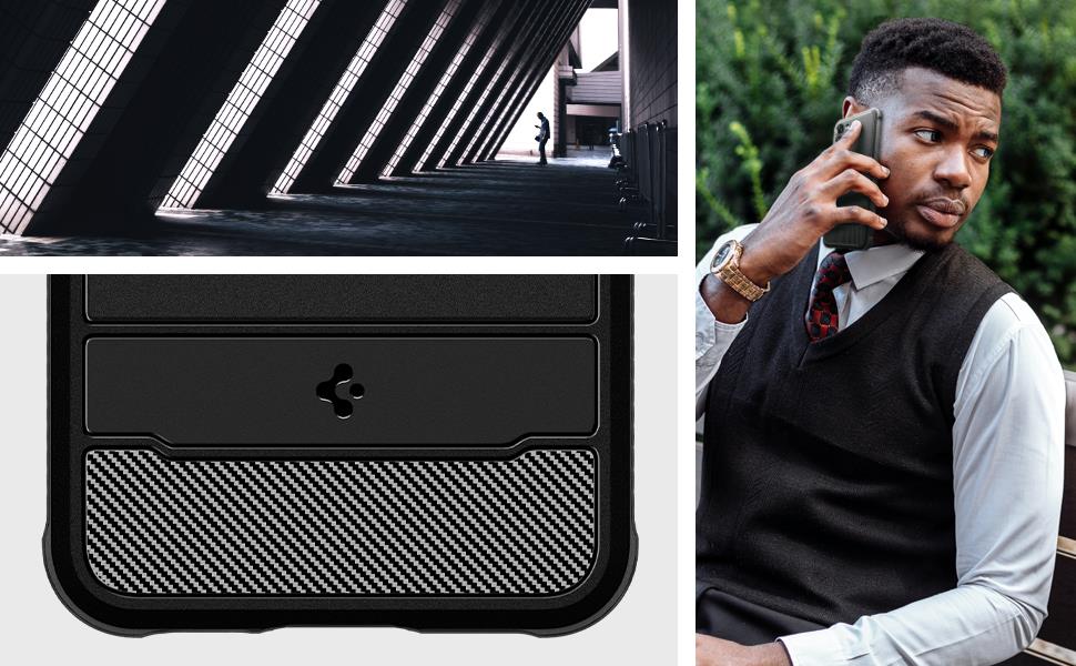 Buy the Spigen Galaxy S23 5G Rugged Armor Case Black Durable