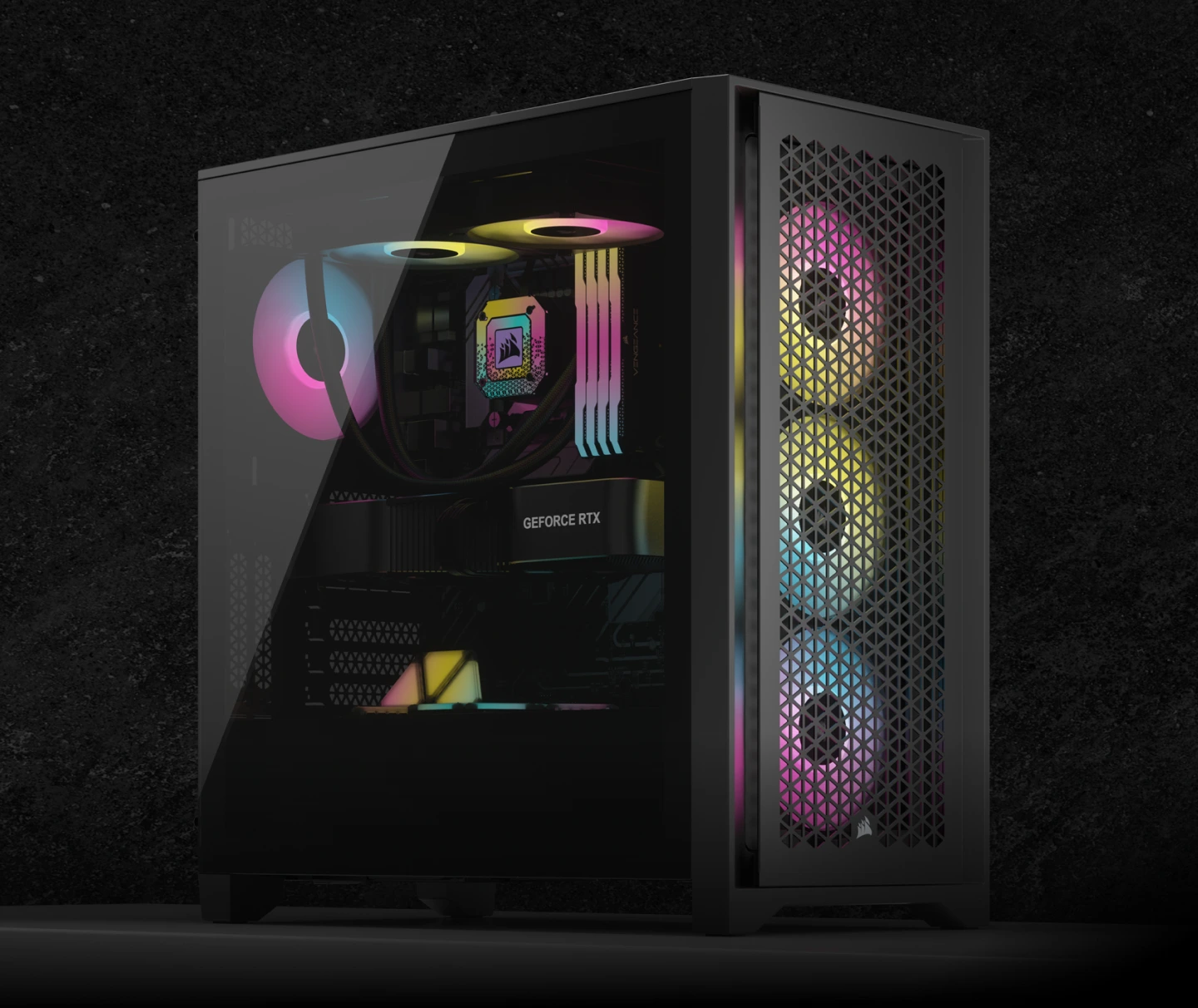 Buy the Corsair iCUE 4000D RGB Airflow Black ATX MidTower Gaming Case