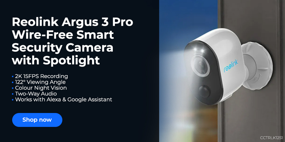 Reolink Argus 3 Pro Wire-Free Smart Security Camera